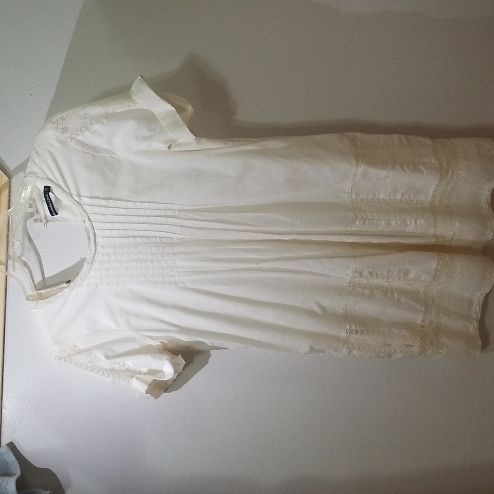 White Lace Midi dress